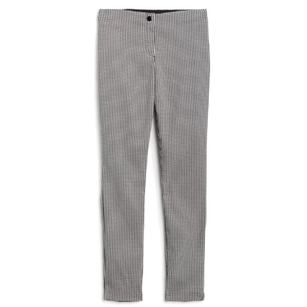 Violets & Roses Houndstooth Slim Straight Trouser